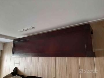 panca scendiletto in vero legno wengè 