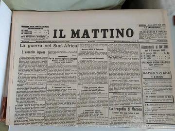 Ristampe "Il Mattino", Gennaio 1900.