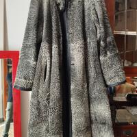 cappotto astrakan reversibile in cappotto in vera 