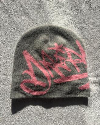 Cappello Beanie Unisex - Grigio con graffiti
