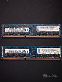 DDR 3  PC3L 10660R 9-12-E2. 2x8 16 giga