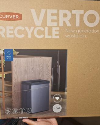 Pattumiera Curver Verto Recycle 54 L – Nuova