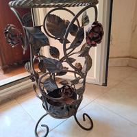 Portaombrelli in ferro battuto 