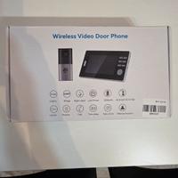 Videocitofono wireless con monitor.