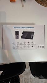 Videocitofono wireless con monitor.
