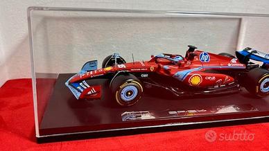 Bburago 1/18 Ferrari SF-24 GP Miami 2024 Leclerc