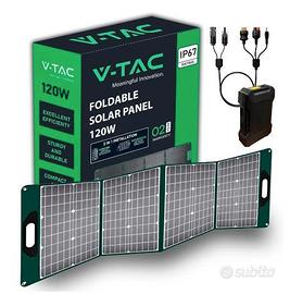 Pannello Solare Fotovoltaico 120W Pieghevole