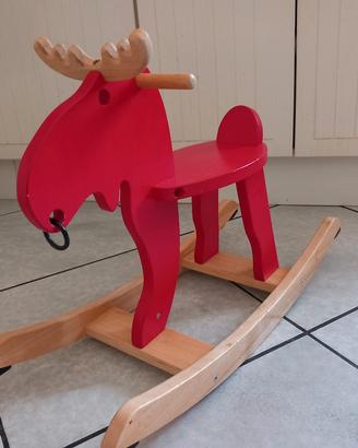 dondolo per bambini ( renna)