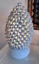 Lampada Pigna Ceramica Siciliana Caltagirone