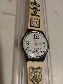 Swatch black letter AG 1994 vintage funzionante 