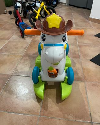 Cavallo a dondondolo e primi passi Chicco Rodeo
