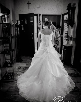 Abito da sposa bianco taglia 48
