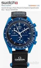 Swatch Omega Moon Mission Neptune