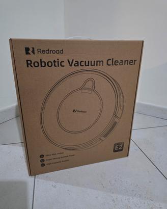 Robot aspirapolvere bianco