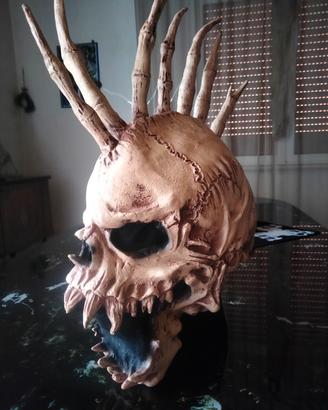 maschera halloween teschio punk