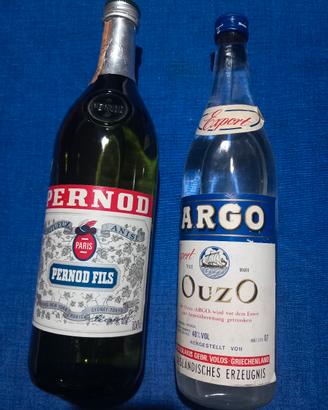 bottiglie liquori anni 80 