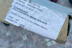 Paragango destro viswagen polo del 2011