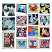 Collezione 15 serigrafie Giacomo Balla