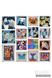 Collezione 15 serigrafie Giacomo Balla