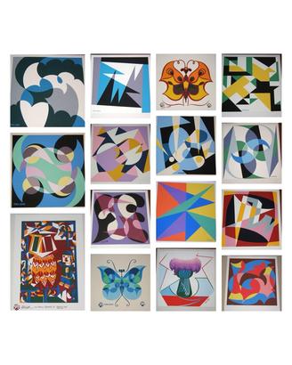 Collezione 15 serigrafie Giacomo Balla