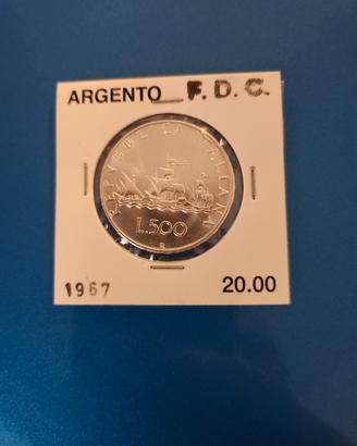 500 lire argento 