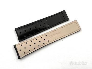 Cinturino Tag Heuer Racing Cuoio Nero 22/18mm