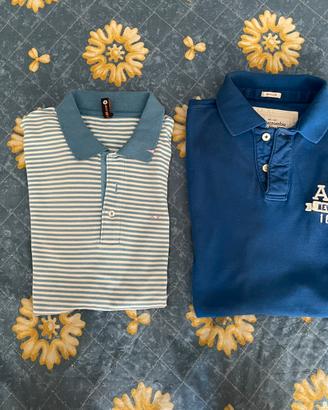 Lotto 2 polo uomo Sun68 XL e Abercrombie XXL
