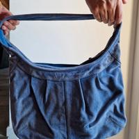 Borsa in pelle scamosciata