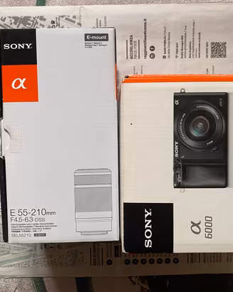 Sony a 6000(con obbiettivo 16-50)+E 55-210mm