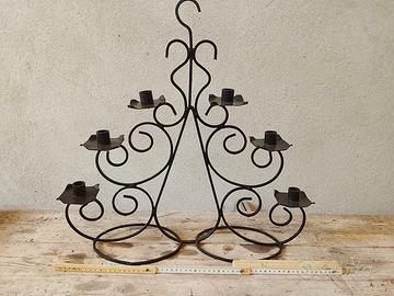 Candelabro ferro battuto