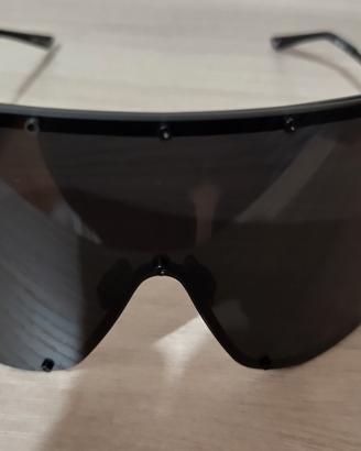 Occhiali da sole Rick Owens modello Mask Black-Bla