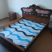 Letto matrimoniale in legno 