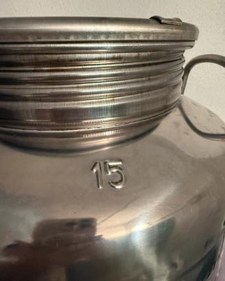 Fusto in acciaio per olio