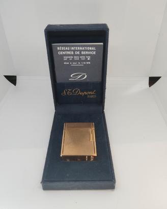 accendino S.T. Dupont Ligne 1 1976 placcato oro