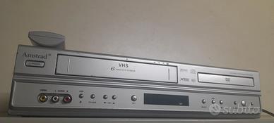 lettore vhs dvd combo videoregistratore Amstrad