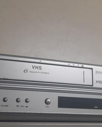 lettore vhs dvd combo videoregistratore Amstrad