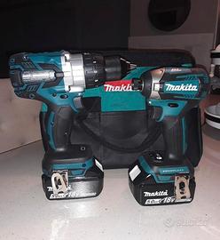Kit Makita trapano a percussione + avvitatore
