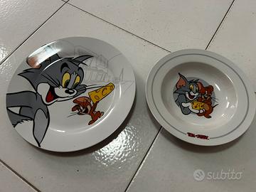 Piatti tom e jerry da collezione nuovi