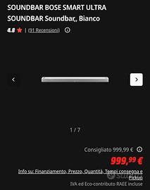 sound bar bose 