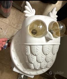 N*2 Lampade da muro a forma di Gufo