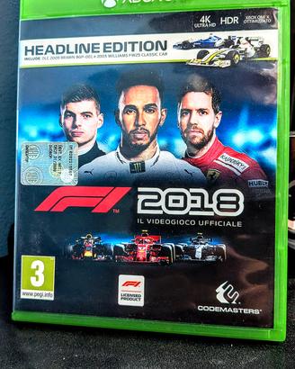 F1 2018 Gioco Xbox One - Nuovo