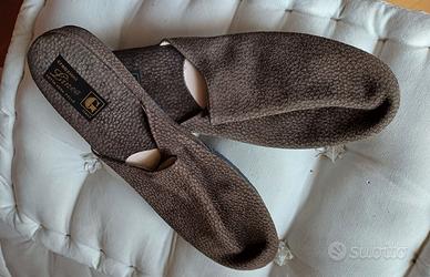 Pantofole in pelle
