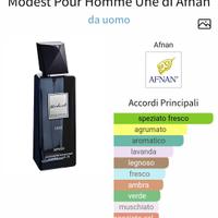 Afnan Modest Pour Homme Une EdP 100ml