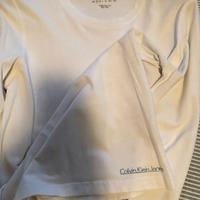 Maglia bianca Calvin Klein ragazzo tg. S