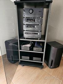 Vetrina per impianto stereo