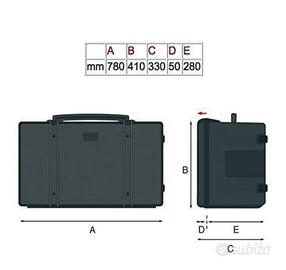 trolley baule senza ruote 