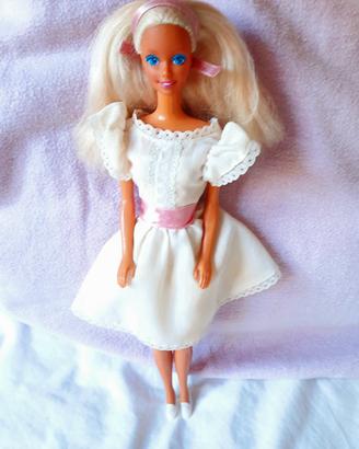 Lotto Barbie '80 e accessori abito scarpe