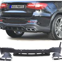 DIFUSORE MERCEDES GLC X253 15-18 LOOK AMG GLC63 PD