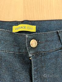 Versace Jeans denim blu lurex tg 42