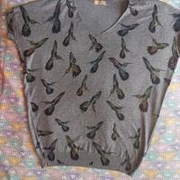 maxi blusa donna
